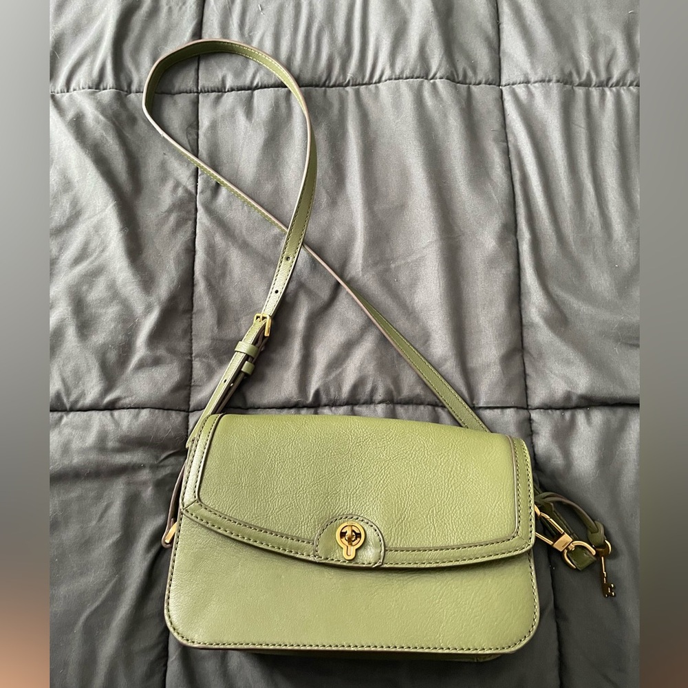 Fossil Forest Green Ainsley Crossbody bag